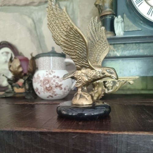 Brass eagle ornament figurine - ornament,
