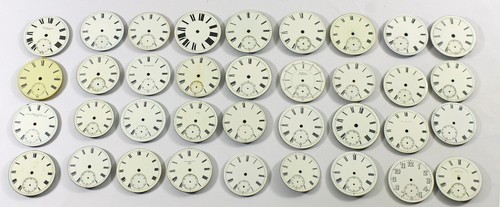 Vintage enamel pocket - pocket, watch
