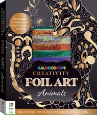Hinkler - Kaleidoscope Creativity Foil Art Animals Kit - Adult Arts and Craft...
