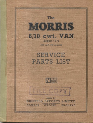 Morris cwt van series - 8/10,