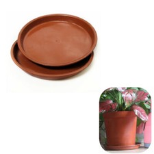 5PCS Round Plastic Plant Pot Water Tray Base Saucer Drip Tray Drain Flower Base
