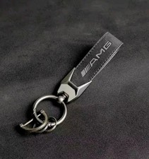 Luxury Real Suede Leather Mercedez Benz AMG keyring FAST FREE POST from UK!!