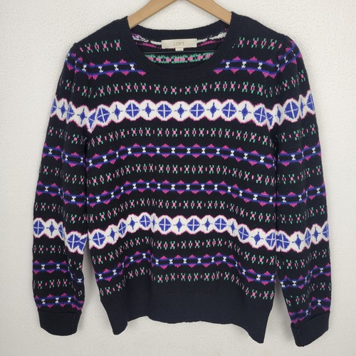 Loft fair isle sweater - isle, l