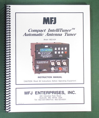 Mfj 929 auto - mfj, antenna
