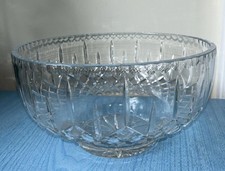Crystal Cut Heavy Bowl Extra