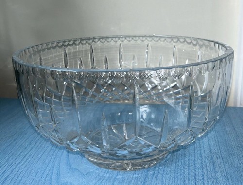 Crystal cut heavy bowl - cut, extra