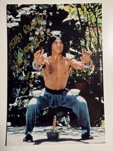 Signed photo jackie chan - signed,