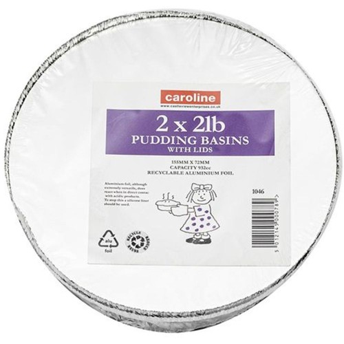 Caroline foil pudding - caroline, bowl