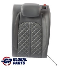 Audi A4 S4 B9 Back Seat Backrest Armrest Rear Left N/S Leather Black 8W0885805M