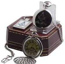 FREEMASONs Silver POCKET WATCH