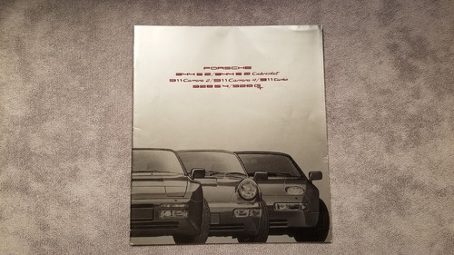 1990 porsche original - 1990, brochure