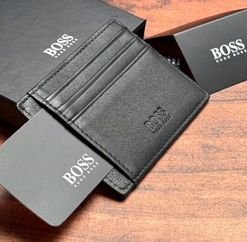 Hugo boss slot black leather - hugo,