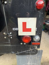 Vintage LEARNER DRIVER SIGN L PLATE DRIVING INSTRUCTOR