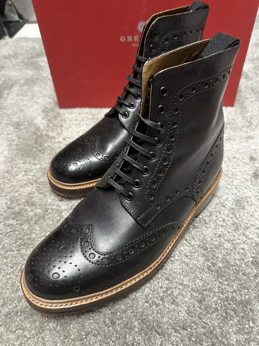 Rare grenson fred brogue black - grenson,