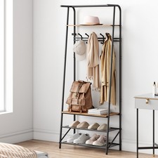 Steel coat rack with - coat,