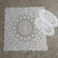 Set of 3 Vintage Lace Doilies