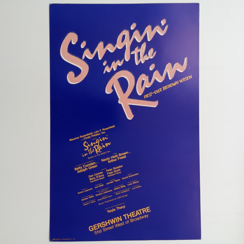 Singin the rain rare - in,