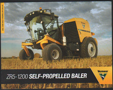 Vermeer "ZR5-1200" Self-propelled Round Baler Brochure Leaflet
