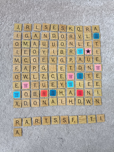 111 scrabble fridge magnets - fridge,