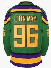 Charlie Conway #96 Mighty Ducks Men’s Embroidered Ice Hockey Jersey All Sizes