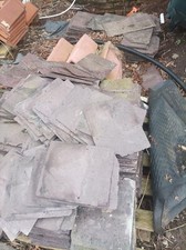 Slate roof tiles