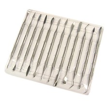 12Pc Stainless Steel Wax