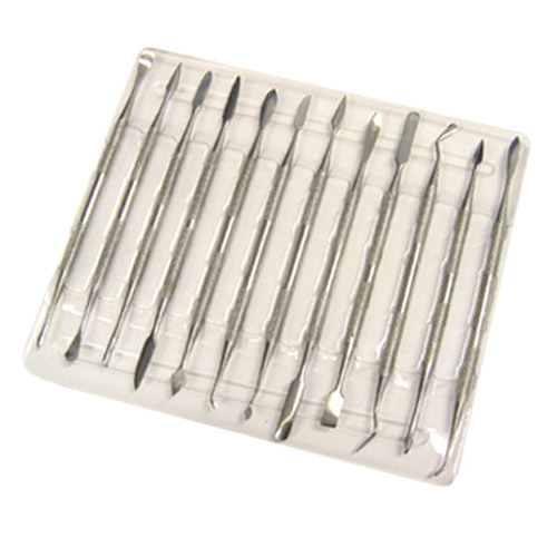 12pc stainless steel - stainless, wax