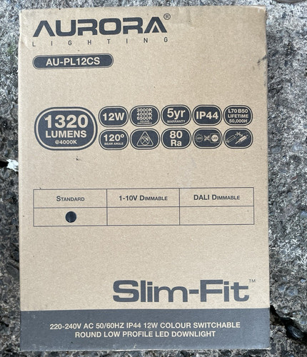 Aurora slim fit led - slim-fit, downlight