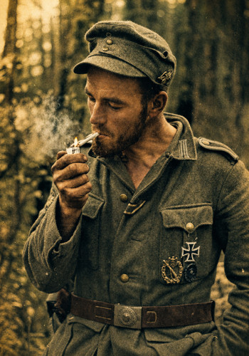Ww2 german tough battle worn - german,