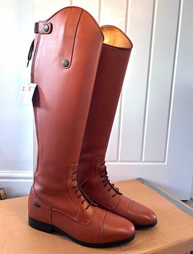 Hkm leather tall riding - tall,