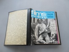 12 vintage Film & Filming magazines Feb to Dec 1977 & Jan 1978 in F&F binder