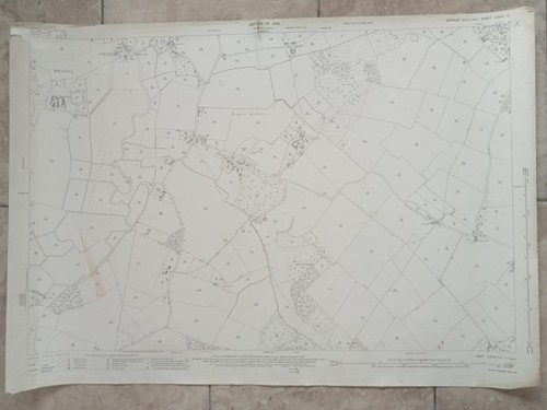 Ordnance survey map suffolk - survey,
