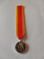 Miniature Exemplary Fire Service Medal with Ribbon 