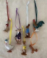 Bundle Of 7 x Christmas Decorations Beatrix Potter Peter Rabbit Mixed Characters