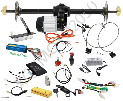 Electric rear axle 48v - 40",