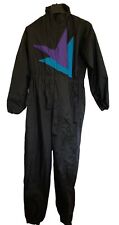 Mens Frank Thomas Rain Overall 1 Piece Suit Black Size Small Waterproof Oversuit