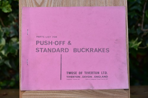 Twose parts list for - push, off