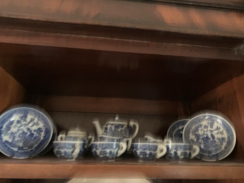 Miniature dolls china tea set