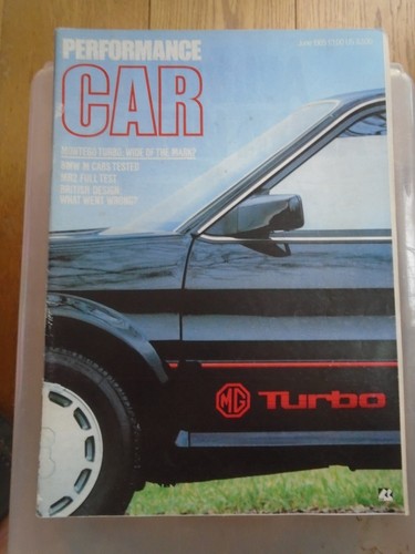 Performance car jun - car, 1985