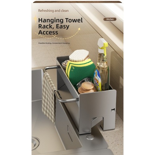 Sink organizer rack with
