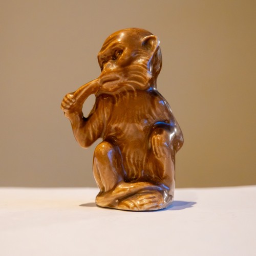 Vintage porcelain monkey - porcelain,