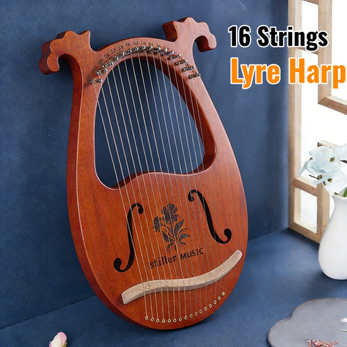 Lyre harp metal strings - harp,