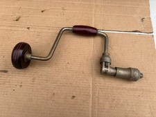 Vintage 10”  Foreign Bit Brace Hand Drill,