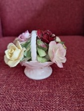 Beautiful Royal Doulton Small Basket Of Flowers ornament - Please see pictures