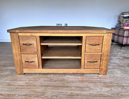 Wood stand media unit - tv,