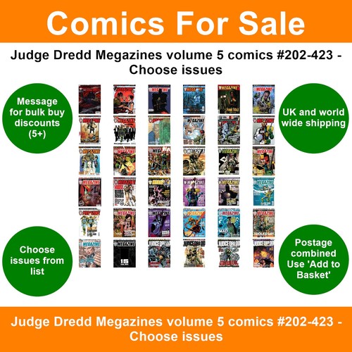Judge dredd megazines volume - judge,