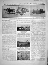 Old Print 1910 Aero-Sledge