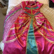 Tu Disney Jasmine Dress Up Costume From New Aladdin (pink) Age 9-10 Years