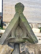 Reclaim Gothic Antique Large Stone Gate Post Pillar Top / Ornament caps tops