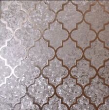 Arthouse Metallic Foil Trellis Wallpaper  Heavyweight Textured Rose Gold Crushed